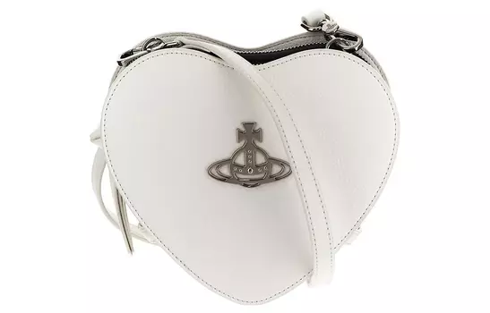 Vivienne Westwood Сумка через плечо из искусственной кожи, белая, женская, обычная