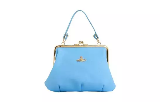 Vivienne Westwood Сумка через плечо из коровьей кожи, женская, синяя