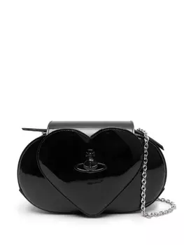 Vivienne Westwood сумка через плечо Jonny Heart Flap, черный