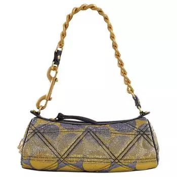 Vivienne Westwood Сумка из переработанного полиэстера, женская, через плечо, золотого цвета