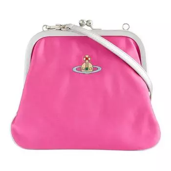 Vivienne Westwood Сумка из полиэстера, женская, через плечо, розовая