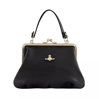 Vivienne Westwood Сумка-кошелек из искусственной кожи, сумка через плечо, дамская сумочка, женский черный цвет