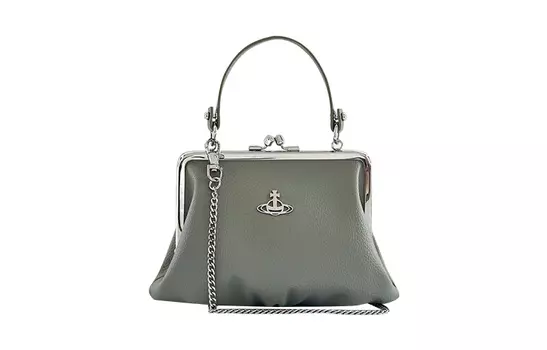 Vivienne Westwood Сумка-кошелек из кожи "бабушка", переносная сумка на плечо, сумка через плечо, женский светло-зеленый кошелек