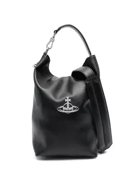 Vivienne Westwood сумка-ведро с логотипом, черный