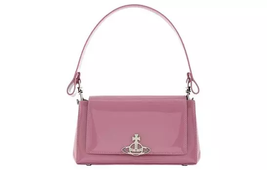 Vivienne Westwood Сумка женская из коровьей кожи на одно плечо среднего размера, розовые