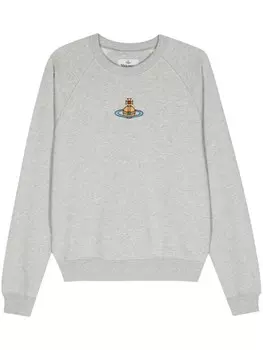 Vivienne Westwood свитер с вышитыми шарами, серый