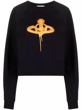 Vivienne Westwood толстовка с принтом Orb, синий