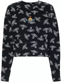 Vivienne Westwood толстовка с принтом «шар», синий