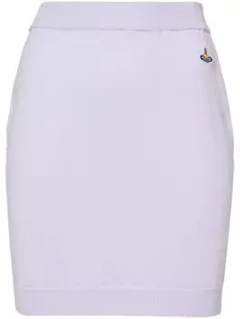 Vivienne Westwood трикотажная юбка мини Bea, фиолетовый