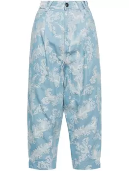 Vivienne Westwood укороченные джинсы Long Macca, синий