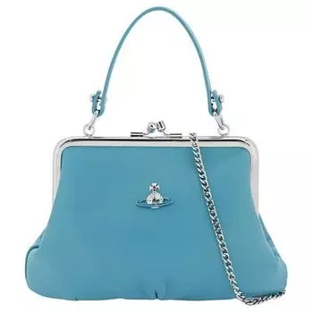 Vivienne Westwood Женская сумка через плечо из овчины, синяя