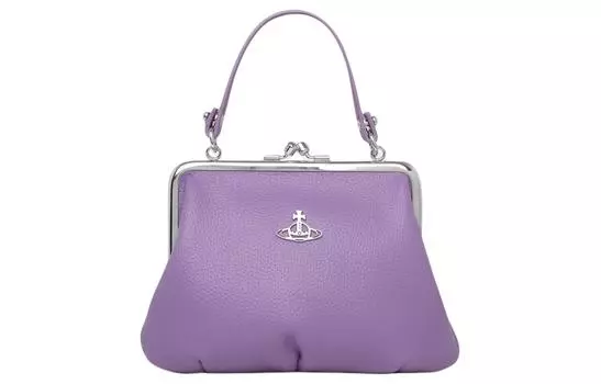 Vivienne Westwood Женская сумка через плечо из переработанного полиуретана, фиолетового цвета