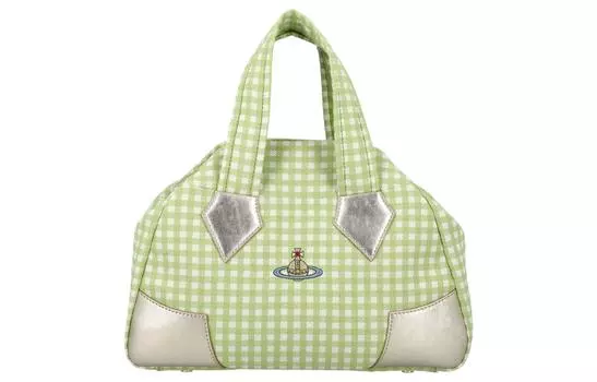 Vivienne Westwood Женская сумка из переработанного полиэстера, обычная, зеленая