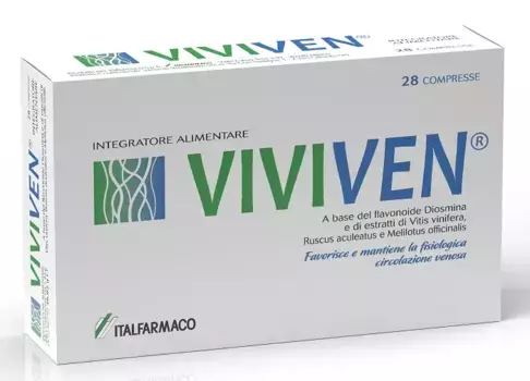 Viviven 28 таблеток улучшает микроциркуляцию Italfarmaco