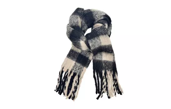 VIVIWELL вязаный шарф унисекс, Решетка