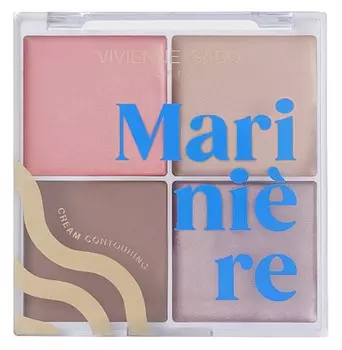 Вивьен Сабо, Кремовая палетка для контуринга лица Marinere 01 Кремовая палетка для контуринга лица 14 G Vivienne Sab