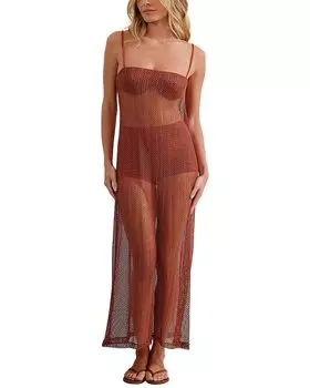 ViX Эмма Длинное накидка, красный