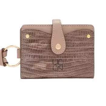 Визитница Alvie из графитовой ящерицы Ulla Johnson, цвет graphite lizard