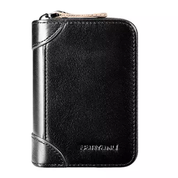 Визитница Banyanu унисекс, Желто-коричневый-24 слота для карт (защита от кражи)