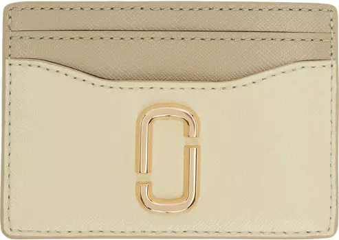 Визитница бежево-белого цвета «The Utility Snapshot DTM» Marc Jacobs
