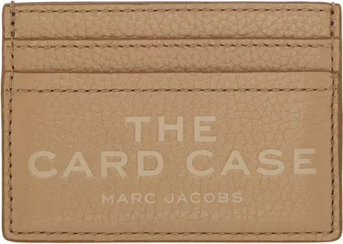 Визитница бежевого цвета «The Leather Card Case» Marc Jacobs