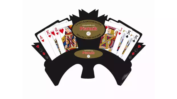 Визитница de luxe, устойчивая, бархатный чехол