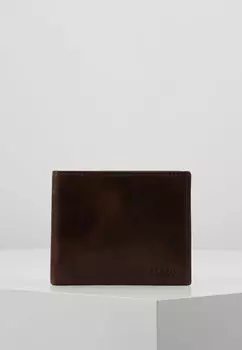 Визитница DERRICK PASSCS SET Fossil, цвет dark brown