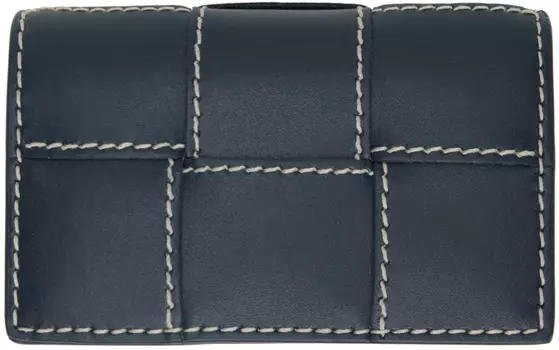 Визитница для кассеты Navy Bottega Veneta, синий
