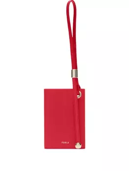Визитница Furla Laura с кожаным ремешком, красный