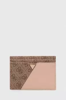 Визитница Guess, бежевый