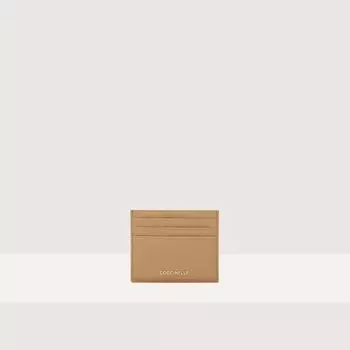 Визитница из зернистой кожи Coccinelle METALLIC SOFT, бежевый
