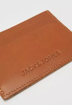 Визитница Jacside Cardholder Unisex Jack & Jones, коньяк