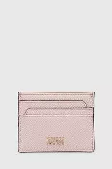 Визитница ЛАВР Guess, розовый