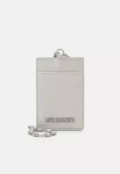 Визитница Love Moschino BADGE HOLDER, серебро
