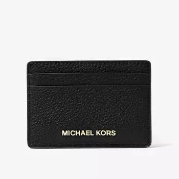 Визитница Michael Michael Kors Pebbled Leather, черный