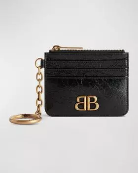 Визитница Монако с брелоком Balenciaga, цвет 1000 Black