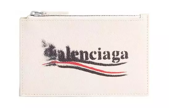 Визитница на молнии с логотипом Balenciaga