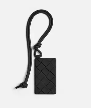 Визитница на ремешке Bottega Veneta, черный