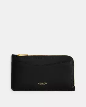 Визитница New York на молнии Coach, черный