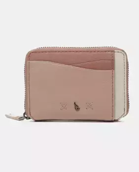 Визитница Oceans Diary из розовой кожи Abbacino, розовый