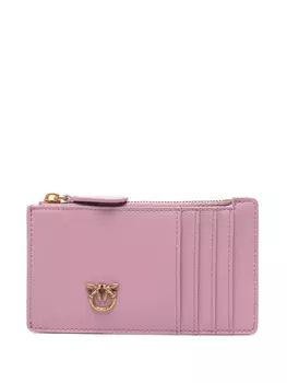 Визитница PINKO с тисненым логотипом Love Birds, розовый