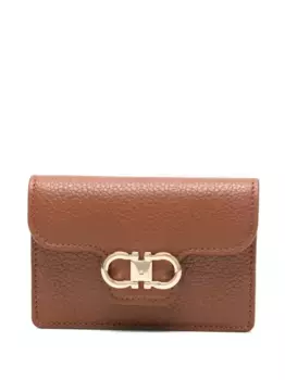 Визитница с эмблемой Ганчини Ferragamo, коричневый
