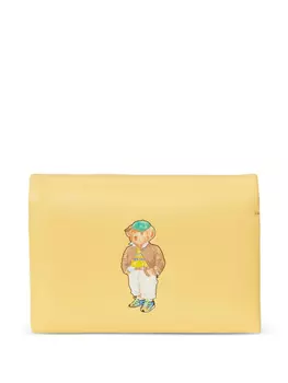 Визитница с клапаном Polo Bear Polo Ralph Lauren, желтый
