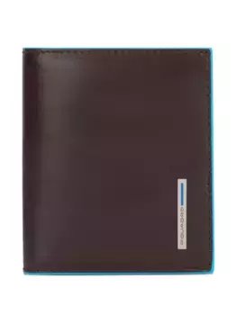 Визитница с кожаной отделкой PIQUADRO, коричневый