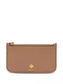 Визитница с логотипом на молнии Bally, коричневый