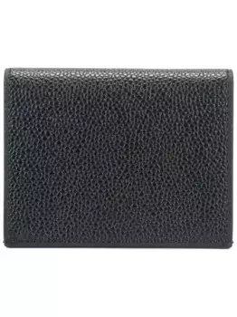 Визитница с полосатой отделкой THOM BROWNE, черный