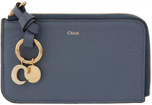 Визитница с синим алфавитом Chloé