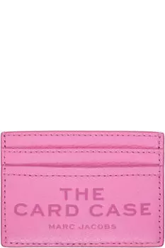 Визитница «The Leather Card Case» розового цвета Marc Jacobs