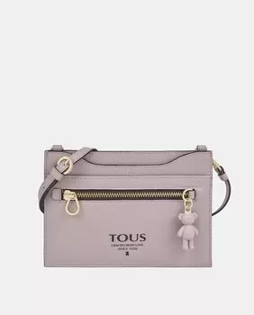 Визитница Tous Pop сиреневого цвета с длинной ручкой Tous, сиреневый