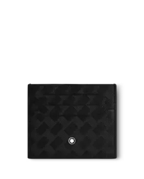 Визитница унисекс из черной кожи Montblanc, черный